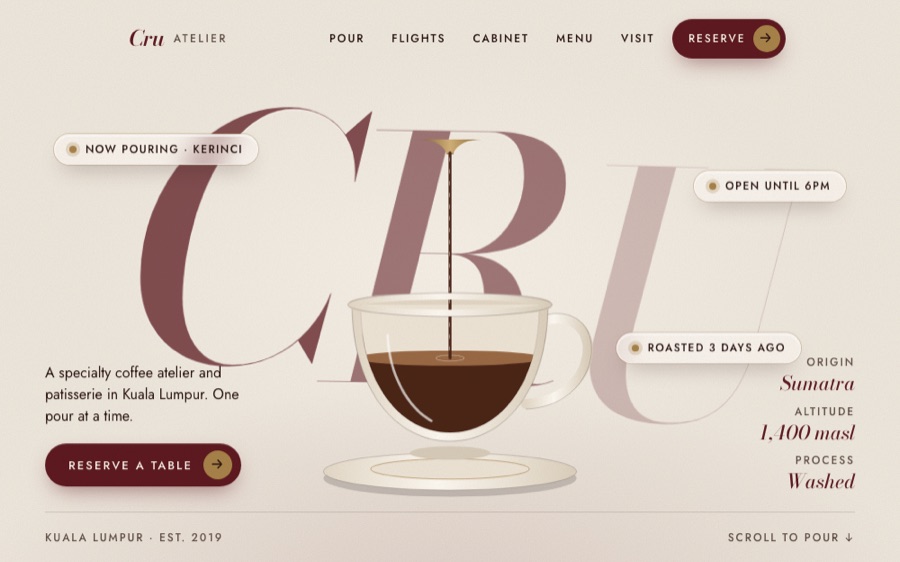 Cru Coffee Atelier preview