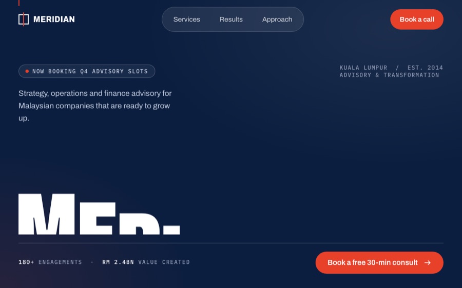 Meridian Consulting preview