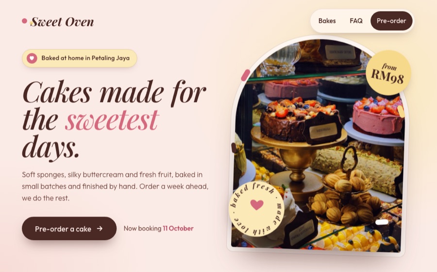 Sweet Oven preview